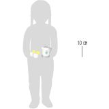 dimensiones Juego de Té con Hervidor - Juguete de Madera 