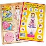Juego magnético para vestir, Magda