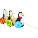 Juguete de arrastre Pingüinos 