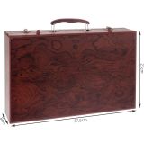 Kit de Pintura en caja de madera con Cajón , 142 piezas