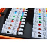 Kit de pintura en maletín de madera 174 piezas