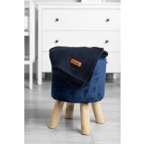 Manta Tejida color Navy  80 x 100 cm - imagen 6