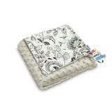 Manta MINKY GRIS FOLK 75 x 100 Ligera - imagen 2