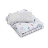Juego para Cuna de Almohada + Edredón diseño Luchas en las Nubes