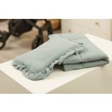 Set para Cochecito y Moisés de Bebé tejido Muselina - Khaki , Almohada + Manta - imagen 6