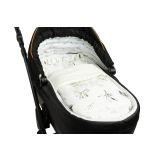 Set para cochecito de terciopelo con volante Oliva , incluye Almohada + Edredón - imagen 3