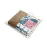 Conjunto de terciopelo para Cochecito y  Capazo de Bebé con volante en tono Sueño Beige - imagen 5