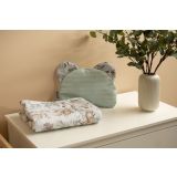 Conjunto para cochecito , Almohada y Manta , Ciervos Menta