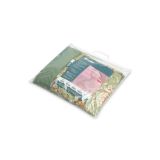 Juego de terciopelo para Capazo, Square Verde , Almohada + Edredón - imagen 5