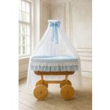 Moisés Deluxe Bellamy de Mimbre Natural con Dosel shopmami