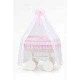 Moisés Deluxe Bellamy de Mimbre Blanco con Dosel