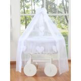 Moisés Deluxe Amelie de Mimbre Blanco con Dosel