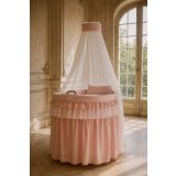 Dosel rosa decorativo – detalle del tejido