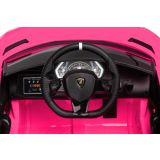Vehículo eléctrico para niños Lamborghini Aventador en color Rosa - imagen 10
