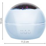 Lámpara de noche con proyector Azul