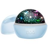 Lámpara de noche con proyector Azul