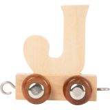 letra J Tren de letras de madera 