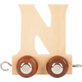 letra N Tren de letras de madera 