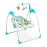 Columpio eléctrico LOOP con control de voz y mando a distancia color Azul , Caretero