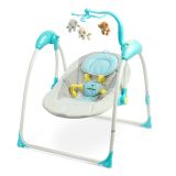 Columpio eléctrico LOOP con control de voz y mando a distancia color Azul , Caretero