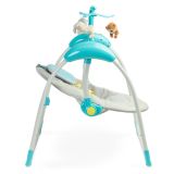 Columpio eléctrico LOOP con control de voz y mando a distancia color Azul , Caretero