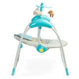 Columpio eléctrico LOOP con control de voz y mando a distancia color Azul , Caretero