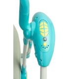 Columpio eléctrico LOOP con control de voz y mando a distancia color Azul , Caretero