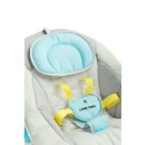 Columpio eléctrico LOOP con control de voz y mando a distancia color Azul , Caretero