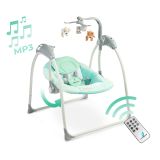  Columpio eléctrico LOOP con control de voz y mando a distancia color Menta , Caretero - imagen 14