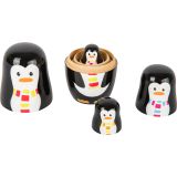 Matrioska Familia de Pingüinos 