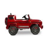 Vehículo Eléctrico para Niños Mercedes Benz G63 AMG en Rojo Vino