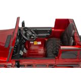 Vehículo Eléctrico para Niños Mercedes Benz G63 AMG en Rojo Vino