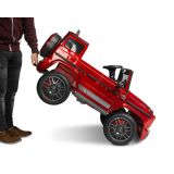 Vehículo Eléctrico para Niños Mercedes Benz G63 AMG en Rojo Vino