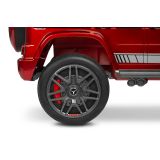 Vehículo Eléctrico para Niños Mercedes Benz G63 AMG en Rojo Vino