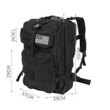 Mochila Negra Militar Xl
