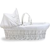 Moisés de Mimbre Blanco Waffle blanco - Clair de Lune