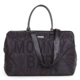 Bolso de Maternidad Mommy Bag Acolchado Negro - imagen 7