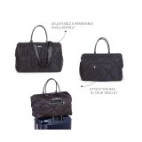 Bolso de Maternidad Mommy Bag Acolchado Negro - imagen 28
