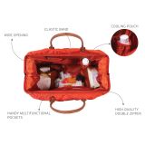 Bolso de Maternidad Mommy Bag Acolchado Rojo - imagen 25