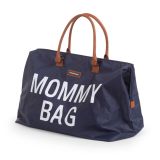 Bolso de maternidad Mommy Bag Azul Marino Letras Blancas , Childhome