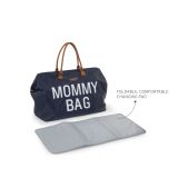 Bolso de maternidad Mommy Bag Azul Marino Letras Blancas , Childhome