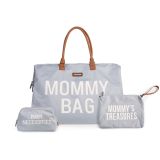 Bolso de maternidad Mommy Bag Gris Crudo , Childhome
