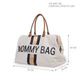 Bolso de maternidad Mommy Bag Lineas Doradas y Negras , Childhome - imagen 10