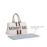 Bolso de maternidad Mommy Bag Lineas Doradas y Negras , Childhome - imagen 13