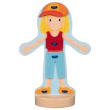 Muñeca de madera para Vestir , Goki - imagen 4