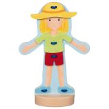 Muñeca de madera para Vestir , Goki - imagen 5
