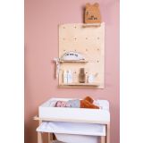 Mueble cambiador con Bañera en color Blanco y Natural, Childhome