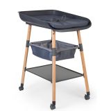 Mueble cambiador Evolux color antracita y natural Childhome