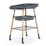 Mueble cambiador Evolux color antracita y natural Childhome