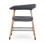 Mueble cambiador Evolux color antracita y natural Childhome